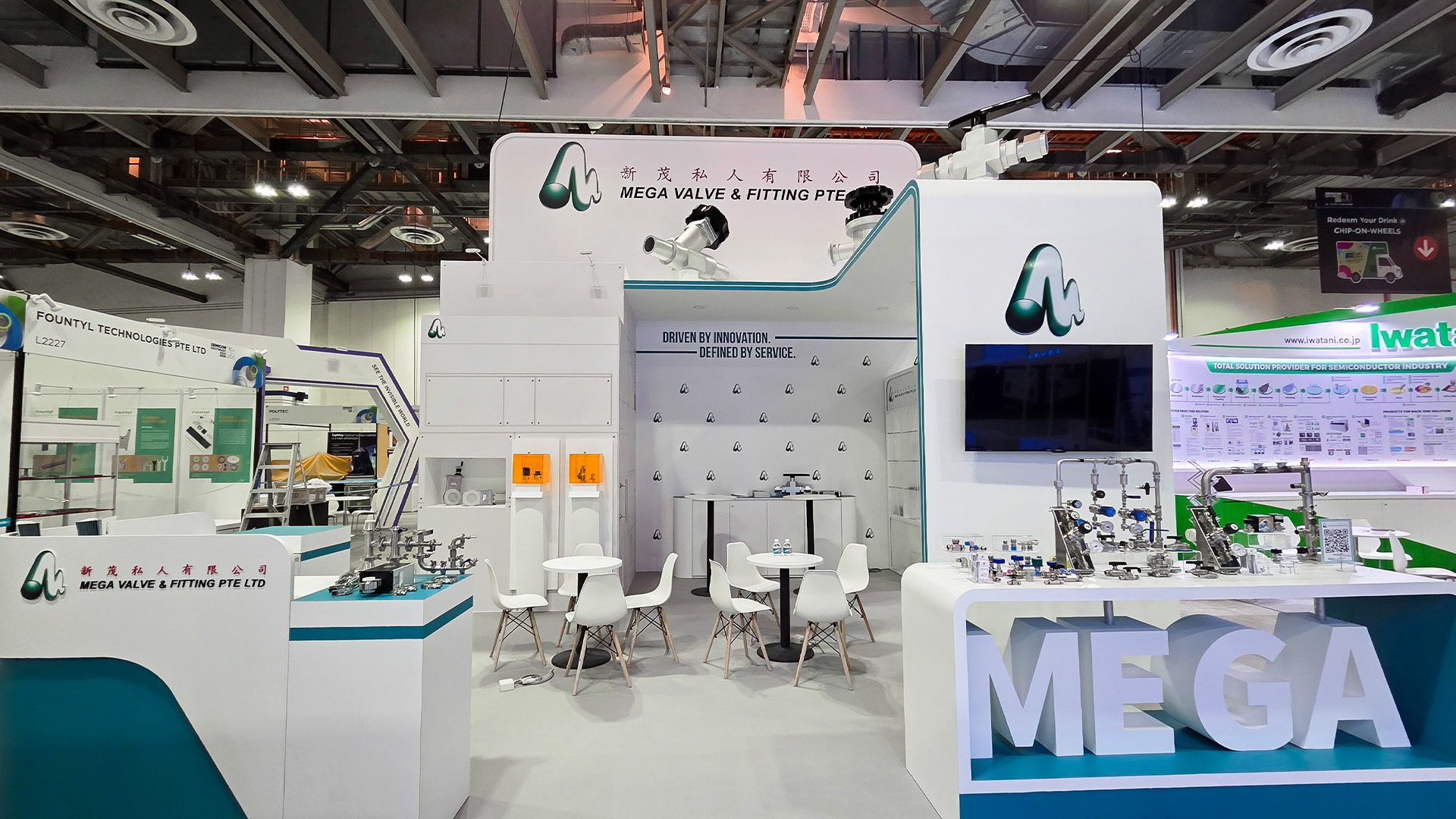 semicon mega valve & fitting pte ltd booth
