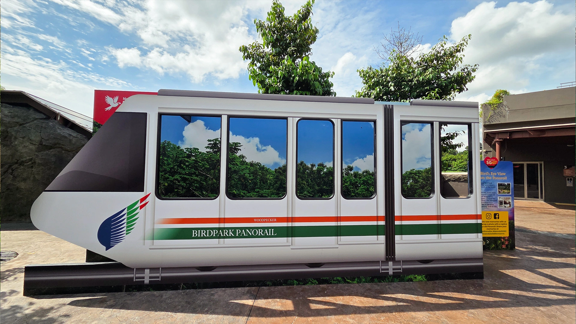 Mandai Wildlife Reserves Zoo old Singapore Bird Park panorail photowall